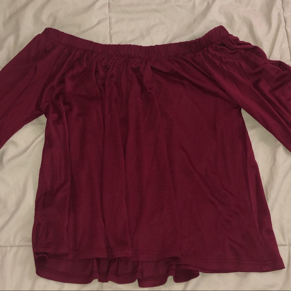 Off the shoulder blouse